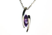 Amethyst Bypass Necklace