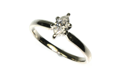 .35ct Diamond Marquise Solitaire Ring