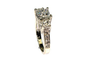 1.71ctw Princess Cut Diamond Ring