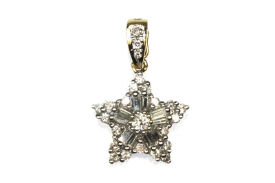 .61ctw Diamond Star Pendant