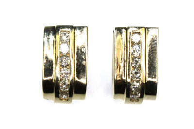 1/2ctw Diamond Huggie Hoops