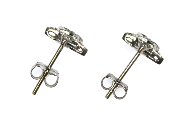 .09ctw Diamond Star Stud Earrings