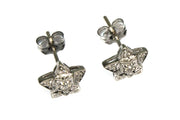 .09ctw Diamond Star Stud Earrings