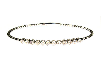 1.05ctw Diamond Flexible Bangle Bracelet