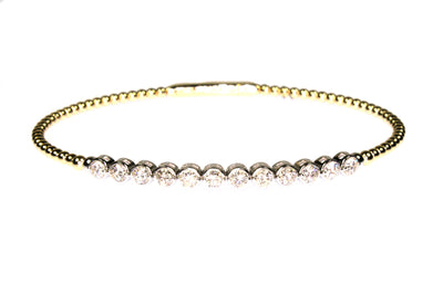 1.06ctw Diamond Flexible Bangle Bracelet