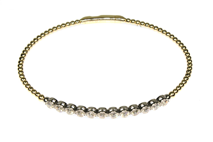 1.06ctw Diamond Flexible Bangle Bracelet