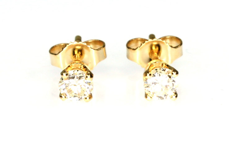 3/8ctw Round Diamond Stud Earrings