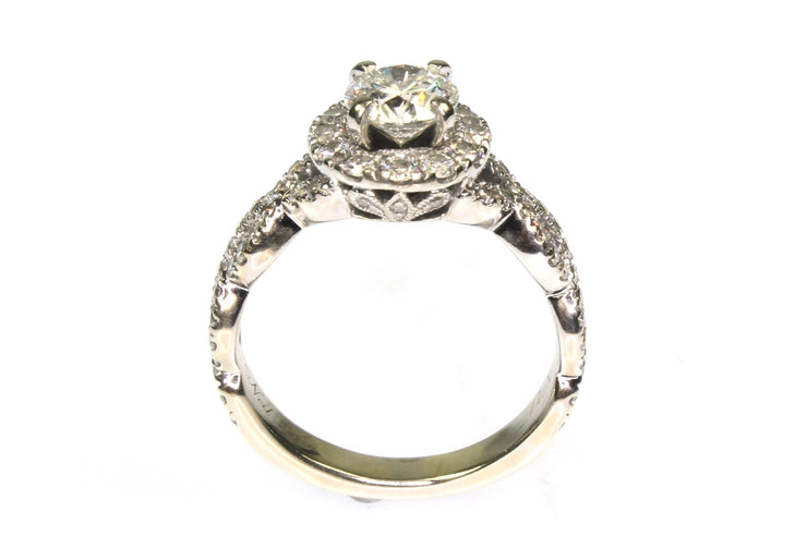 1.89ctw Diamond Halo Ring