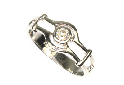 .10ct Diamond Bezel Set Ring