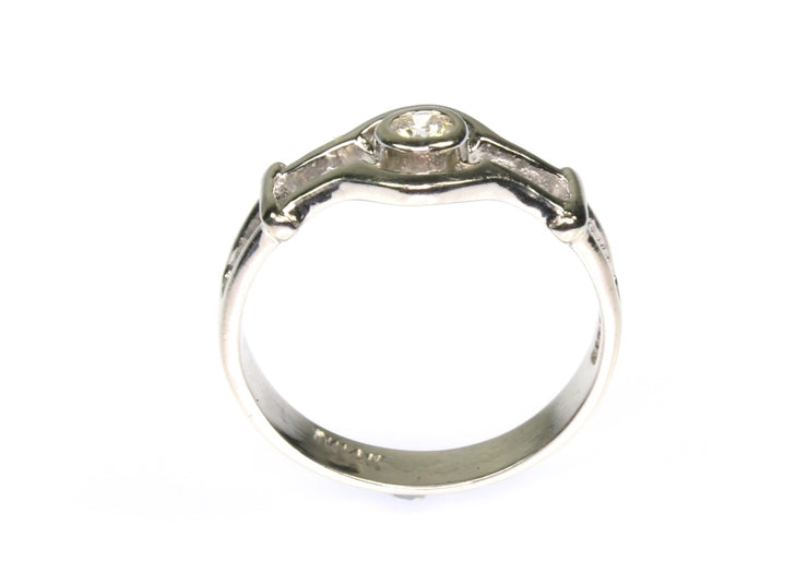 .10ct Diamond Bezel Set Ring