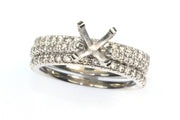 .85ctw Diamond Ring Setting with Bands