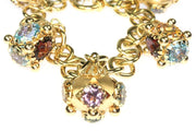 Gemstone Charm Dangle Bracelet
