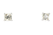 .25ctw Princess Cut Diamond Stud Earrings