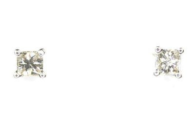 .25ctw Princess Cut Diamond Stud Earrings