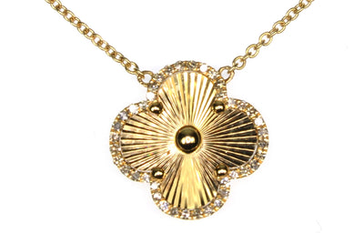 .16ctw Clover Diamond Necklace
