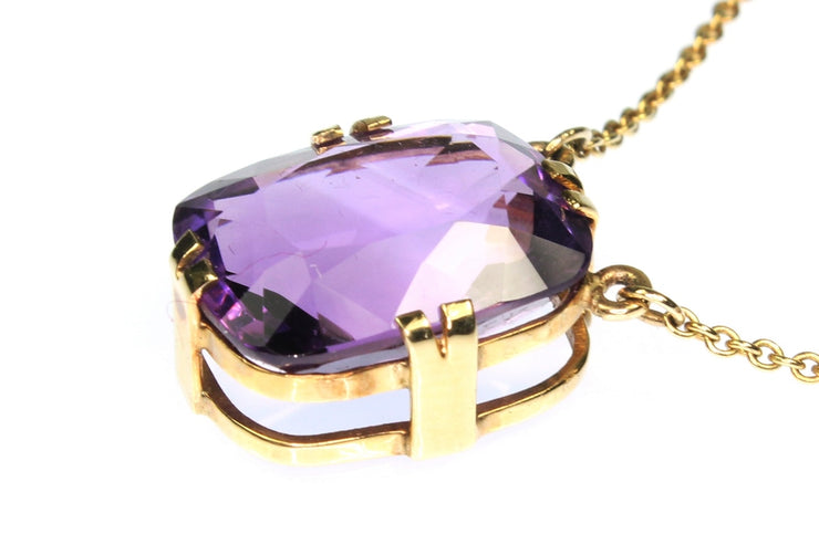 Amethyst Station Necklace