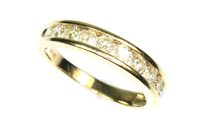 1ctw Round Diamond Channel Band