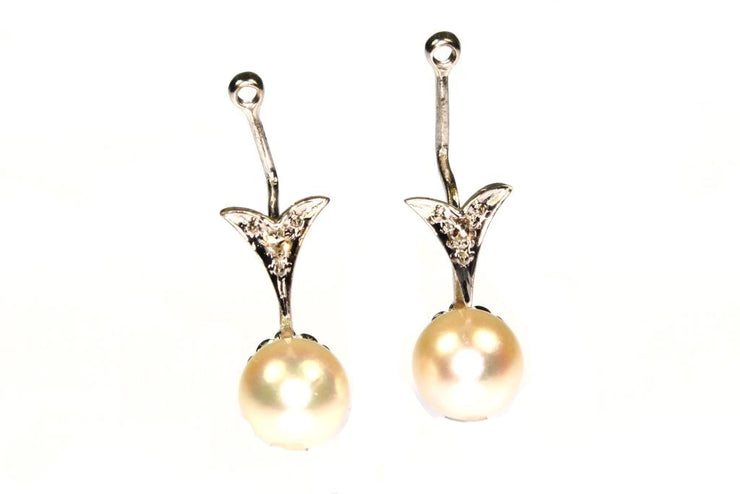 7mm Akoya Pearl Earring Jackets