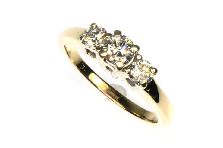 .65ctw Diamond Three Stone Ring