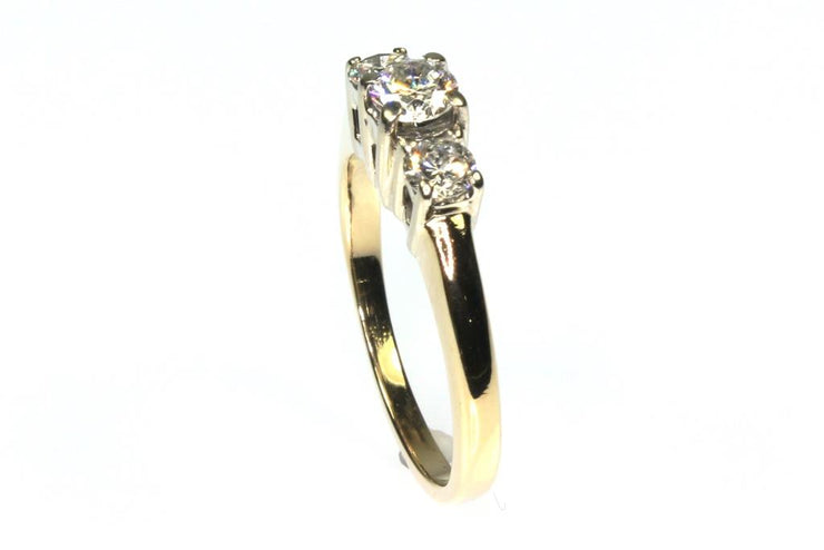 .65ctw Diamond Three Stone Ring