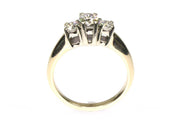 .65ctw Diamond Three Stone Ring