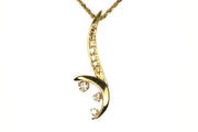 .35ctw Diamond Moon Necklace