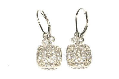 Diamond Dangle Earrings