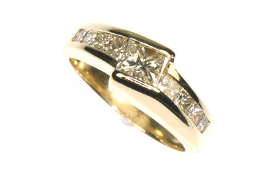 1.03ctw Princess Cut Diamond Ring