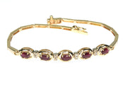 5 Oval Ruby Bracelet