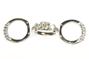 1.88ctw Diamond Three Ring Set