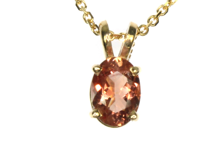 .67ct Oval Oregon Sunstone Necklace
