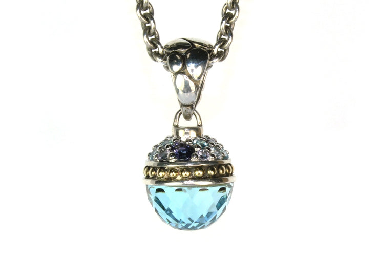 John Hardy "Dot" Blue Topaz Necklace