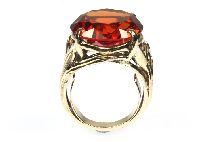16mm Synthetic Spinel Orange Ring