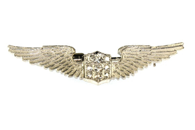 .11ctw Diamond Pilot Wings Pin