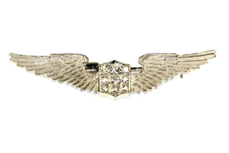 .11ctw Diamond Pilot Wings Pin