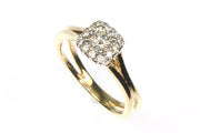 .68ctw Diamond Halo Ring