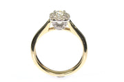 .68ctw Diamond Halo Ring