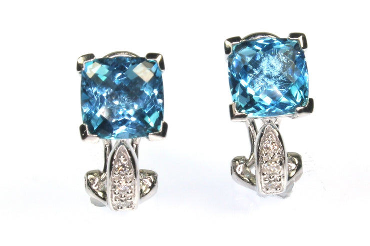Blue Topaz Earrings