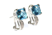 Blue Topaz Earrings