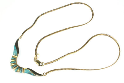 Turquoise Inlay Necklace