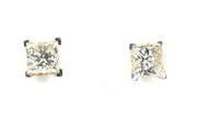 1ctw Princess Cut Diamond Studs