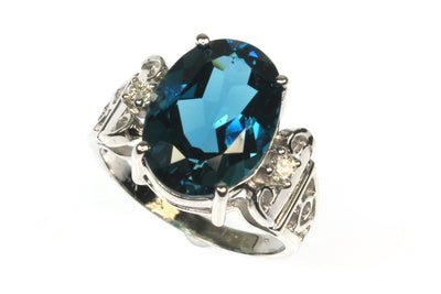 London Blue Topaz Ring