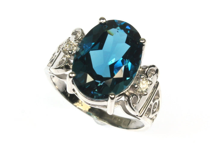 London Blue Topaz Ring