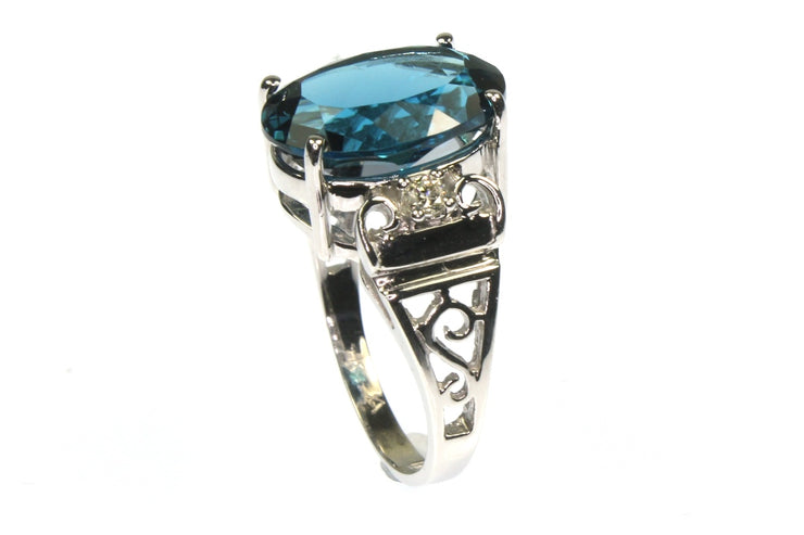 London Blue Topaz Ring