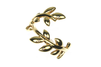 "Tiffany" Brand Olive Leaf Bypass Ring