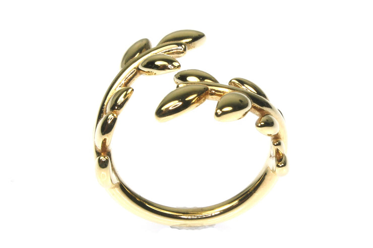 "Tiffany" Brand Olive Leaf Bypass Ring
