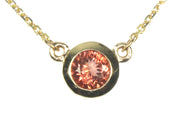 Oregon Sunstone Station Necklace