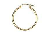 Classic Round Thin Hoops
