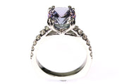 Tanzanite and Diamond Ring