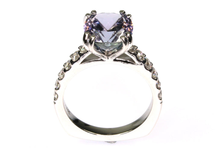 Tanzanite and Diamond Ring